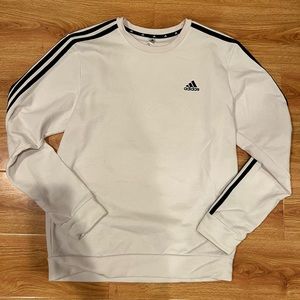 white adidas sweater